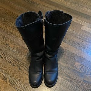 Harley Davidson lace up motorcycle boots